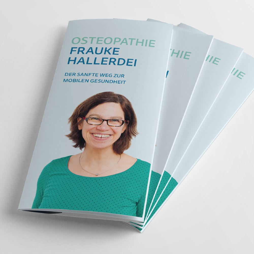 Folder Osteopathie Frauke Hallerdei